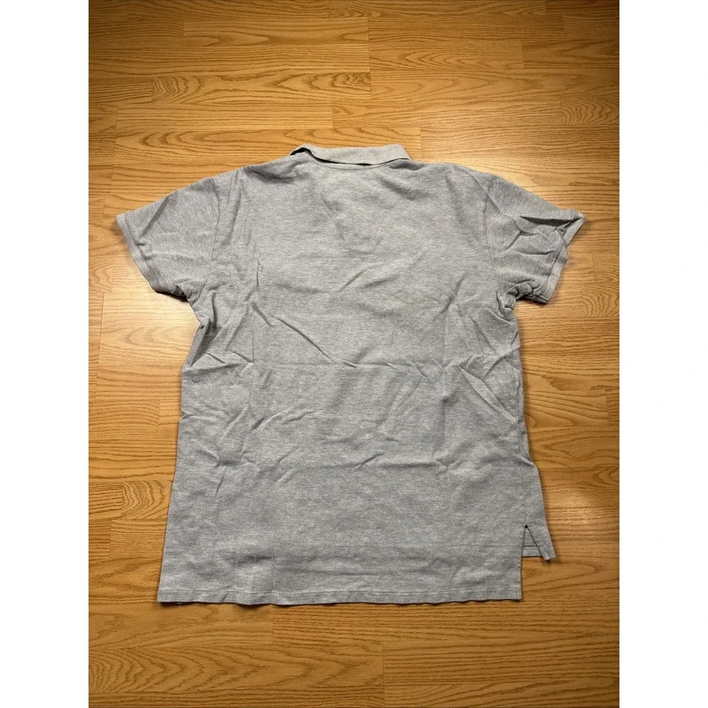 Vintage Ralph Lauren Polo Jeans Co Shirt Gray RL Logo Short Sleeve Men XLarge